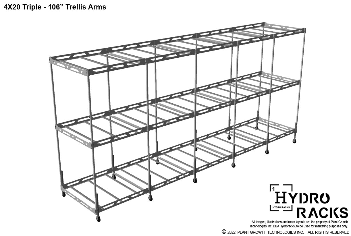 4'x20' Forty8 Series – Hydro Racks